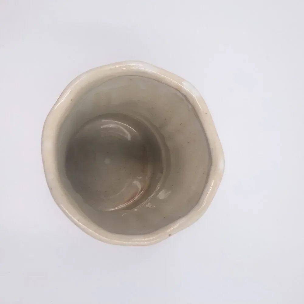 Takahashi Le Chef Untensil Caddy Jar Stoneware Kitchen Open Container